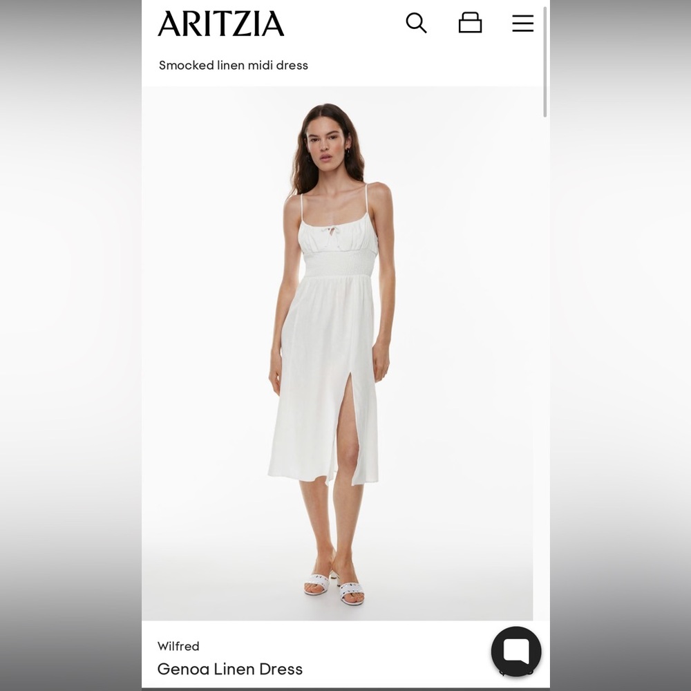 Genoa Linen Dress